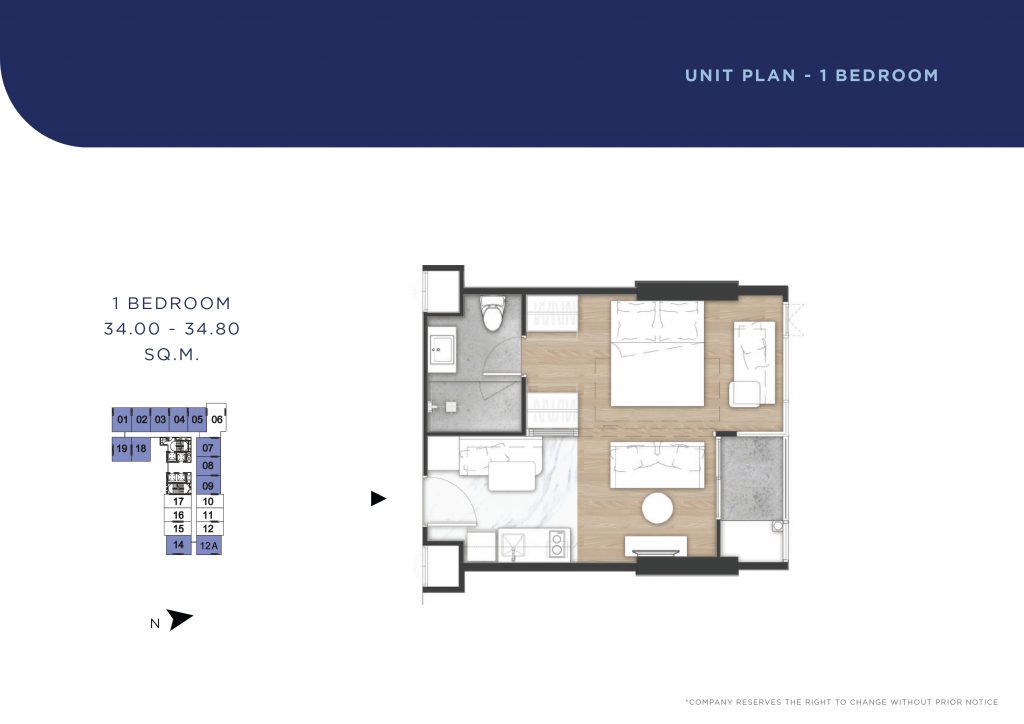 1 bedroom